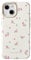 Reownest Schutzhülle für iPhone 13 Hülle/iPhone 14 Hülle, Süßes Blumen Muster, Aesthetic Design für Damen und Mädchen, Weiche TPU Silikon, Stoßstange Handyhülle - Beige