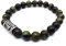 Wikinger Futhark Rune Edelstein Armband (18/21 cm, Damen/Herren) in Geschenkbox | Schutz Glück Energie (21, Rune WUNJO Drachen Blut Jaspis | Glück Liebe Trost)