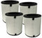 vhbw 4x filtro HEPA HEPA compatibile con Levoit LV-H133-RF purificatore d'aria, filtro carboni attivi integrato
