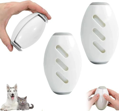 LYPER 2Pcs Reusable Washable Roller Sticker,Portable Mini Pet Hair Remover Roller,Reusable lint roller, Portable Home Travel Lint Ball Cleaner, Fluff Remover for Clothes (White)