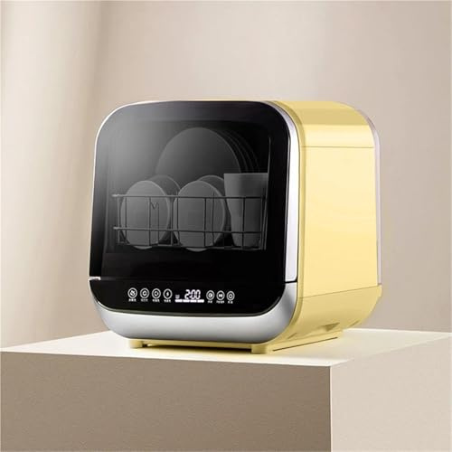 Countertop Dishwasher. Stand-alone Dishwasher Automatic Household Desktop Mini Small Intelligent Dishwashing Machine Free Installation .Space Saving