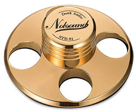 Nobsound LP Vinyl Turntables Metal Disc Stabilizer Record Weight/HiFi (Gold)