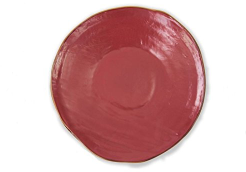 Novità Home Mediterraneo 4 Piatti Piani Gres Rosso