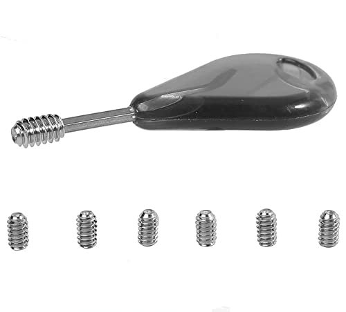 Dwawoo FCS Surfboard Fin Key FCS Schrauben Fin Schlüssel Ersatzteil mit 6pcs Madenschrauben Furf 5cm