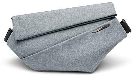 NIID Crossbody-Tasche für Herren, erweiterbare Schultertasche für Switch 2, kompakte Schultertasche für Herren, wasserdicht, minimalistisch, Brust-Schulter-Rucksack für Reisen, Arbeit, Alltag