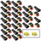 HUAZIZ 20 Kit Imperméable à l'eau Connecteur,Voiture Étanche Connecteur Électrique,Voiture Fiche etanche,étanche à la poussière, isolé et scellé(2 Pin 20 Pack)