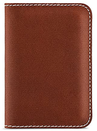 Pack & Smooch Leder Wallet Portemonnaie Geldbörse | Pflanzlich gegerbtes Leder | Handgefertigt in Deutschland | Farbe in Hellbraun