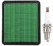 Niiyen Filtre à air avec Bougie d'allumage, Filtre à air et Bougie d'allumage, Filtre à air et Bougie d'allumage pour Moteur Honda GC160 GCV135 GCV160 GCV190