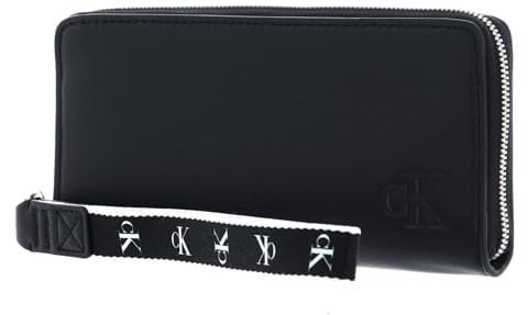 Calvin Klein CKJ Ultralight Zip Around Wallet W/Wristlet Black