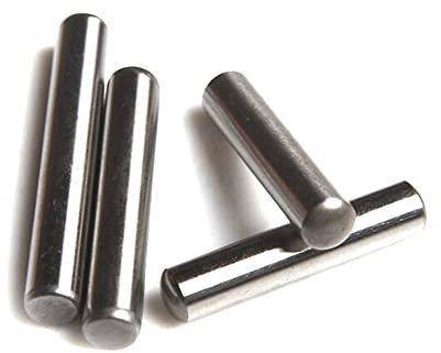 100 pièces Foto 3mm×8mm Goujon Roulement de goupilles en acier Étagères de support en acier à goujon en acier de broche broche cylindrique Trouver la broche droite
