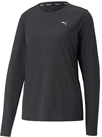 PUMA Damen Run Favorite Ls Tee W T-Stück, Schwarz, M