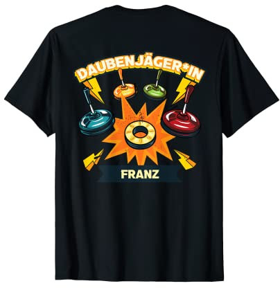 DaubenjägerIn Franz Stockschütze Asphaltstock Stocksport T-Shirt