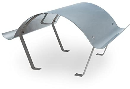 Oromis Edelstahl Schornsteinabdeckung Napoleon 0, 6 mm Kaminabdeckung zur Vermeidung von Leckagen im Schornstein Regenhaube Verlängerung seiner Lebensdauer (67 x 47 cm (29 x 31))