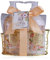Accentra-Set cadeau de douche pour femmes HONEY JASMINE dans un jolie panier en fil métallique-Set de soins 2 pièces gel douche, lotion - Cadeau idéal pour anniversaire ou la Saint-Valentin