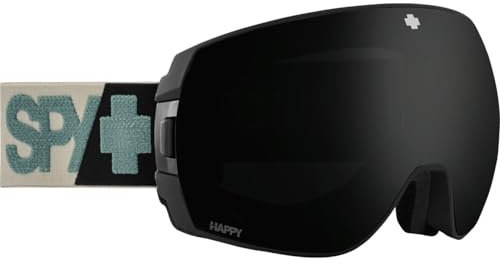 Spy Optic LEGACY Ski- und Snowboardbrille für Unisex, Erwachsene, Männer und Frauen (Warm Gray - Happy Gray Green Black + Happy LL Persimmion Silver)