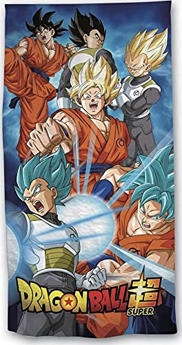 arlis Dragon Ball Badetuch, 70 x 140 cm, Baumwolle, Mehrfarbig
