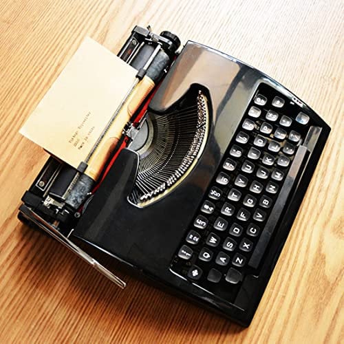 MLYYYDSS Retro Schreibmaschinen, Vintage Schreibmaschine mechanisch,Schlanke und Langlebige Klassische Schreibmaschine für Schriftsteller, Literarische Retro-Sammlung Geschenk