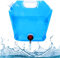 Livdouyu Wasserkanister Faltbar 5L/10L Wasserkanister Mit Hahn Trinkwasser Wasserbehälter mit Tragegriff Wiederverwendbare Faltwasserkanister für Outdoor Camping Wanderungen Picknicks