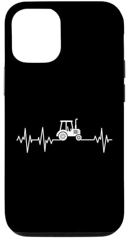 Hülle für iPhone 12/12 Pro Traktor Herzschlag Bauer Trecker Landwirt Schlepper Geschenk