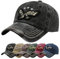 Baynetin Baseball Kappe Basecap Unisex Einstellbare Retro Baseball Hut, Baumwolle Sommerhut Sonnenhut Sportlicher Draußen Kappen Hüte Gestickte Eagle Verstellbar Sonnenschutz (Z_Schwarz)