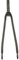 SkyjOy Fourche VTT Tube Droit 700C 28.6MM Pleine Fibre de Carbone Route Fourche à engrenage Fixe vélo de Route Fourche Avant Pleine Carbone Fourche VTT 26 Pouces