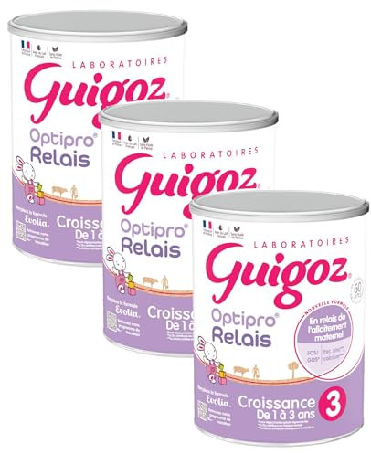 Guigoz Optipro Relais 3ème âge Croissance Lait Bébé - 800g