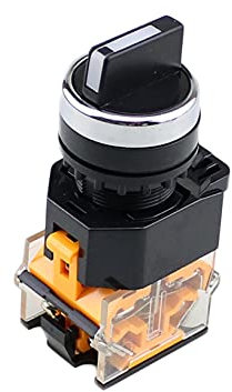 Interruptor de perilla de calidad serie LA38 2 posiciones 3 posiciones 1NO /1NC (Color : 3 Position 2no)