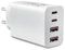 USB C Ladegerät, 4 Ports Mehrfach Ladegerät mit USB-C und USB-A, 40W Schnellladegerät PD 3.0 Power Adapter USB Netzteil für iPhone 16 15 14 Pro Max 13 12 11 SE 2020 XS XR 8 7, Samsung