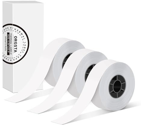 ORGSTA Etiquette Imprimante Thermique Petite Autocollantes pour S001
