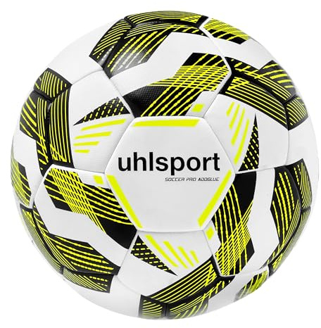 uhlsport Soccer Pro Addglue Football Training Ball in Sizes 3.4 and 5 - Football for Children, Youth and Adults