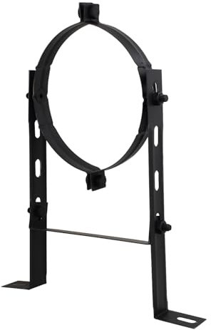Collier serrage pour tuyau de poele 150mm support mural conduit cheminée collier fixation murale bois pellet