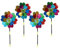 Supvox 1 Satz Biene Spielzeugwindmühle Achteckig Hängendes Windspiel Mini Für Kinderspielzeug Windmühlen Im Cartoon-Design Windrad Colorful 4 Stück