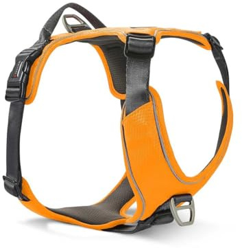 WOLTERS Geschirr Active Pro Comfort, Größe:40-47.5 cm, Farbe:orange/anthrazit