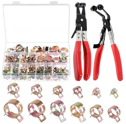 122 Pack Tragbarer Federstahlkabelclip Mit Gummifutter Designs Zubehör Für Mehrzweckkabellösung