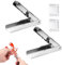 BOXOB 2uds Peladores Cangrejos, Río Acero Inoxidable Duraderos Herramienta Rápida para Quitar Colas Cangrejos Descascarador Camarones Práctico Utensilio Cocina para Amantes Mariscos