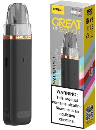 Uwell calliburn G3 Lite 25W Pod System Kit with 1200mAh Battery, 2.5ml Refillable Pods, USB-C Charging, LED Indicator & Dual Airflow – Compact Daily Vape Device - No Nicotine