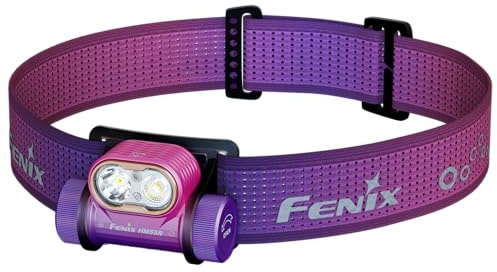 Fenix HM55R Nebula Stirnlampe LED Wiederaufladbar,1200 Lumen Extrem Hell,USB-C Aufladbar,175M,Strahler Flutlicht & Rotlicht,IP68 Wasserdicht Sensor Kopflampe,141 Stunden max,Outdoor Camping Joggen