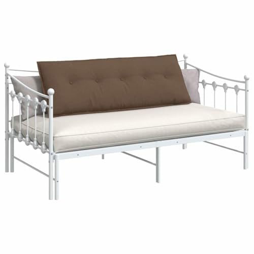 vidaXL Rückenkissen Braun 140 x 19 x 50 cm Stoff