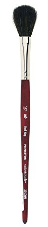 Pri Velvetouch Syn Sh Oval Mop Sz 1/2in