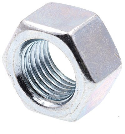 Prime-Line 9086637 Tuerca hexagonal acabada, acero chapado en zinc, 3/8-24