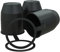 Auprotec, tappo di protezione per gancio di traino, con anello di sicurezza, colore nero, 1-2-3