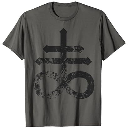 Crux Satanus T-Shirt Leviathan Kreuz Schwefel T-Shirt