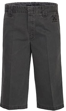 King Kerosin Herren Garage Wear Bermudas Shorts, Grau (Oilwashed Grey), 30