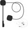 Docooler Motorrad Helm Headset Bluetooth 5.0 + EDR Kopfhörer Drahtloser Helm Kopfhörer Freisprecheinrichtung mit Mic Music Call Control