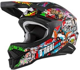 O'NEAL | Motocross-Helm | MX Enduro Motorrad | ABS-Schale, , Lüftungsöffnungen für optimale Belüftung & Kühlung | 3SRS Helmet Crank 2.0 | Erwachsene | Multi | Größe XL