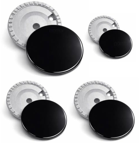 NAMAI - Lot de 4 plaques pour cuisinières à gaz + 4 brûleurs cuisinières à gaz