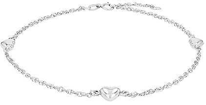 Amor Fußkette, Damen Sommerschmuck, Silber, Gold, Fußkettchen, Kommt in Schmuck Geschenk Box