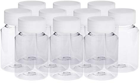 HEALLILY Pillenbehälter Praktische Pillenflasche Klare Behälterflasche Plastikflasche
