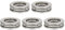 Oumefar 5pcs 51104 Axialkugellager Konvexe Gleitebene Axiallager 20x35x10mm Hochpräzise Einrollen Kugellager Konvexe Gleitebene Drucklager für Flugzeug Industrie