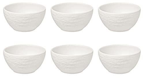 Villeroy & Boch Manufacture Rock Blanc Dipschälchen 8 cm Set6